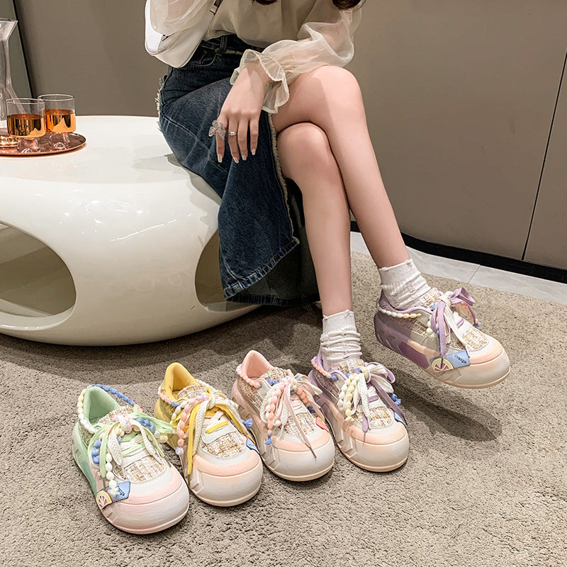 Women Sports Casual Thick Sole Sneakers 8