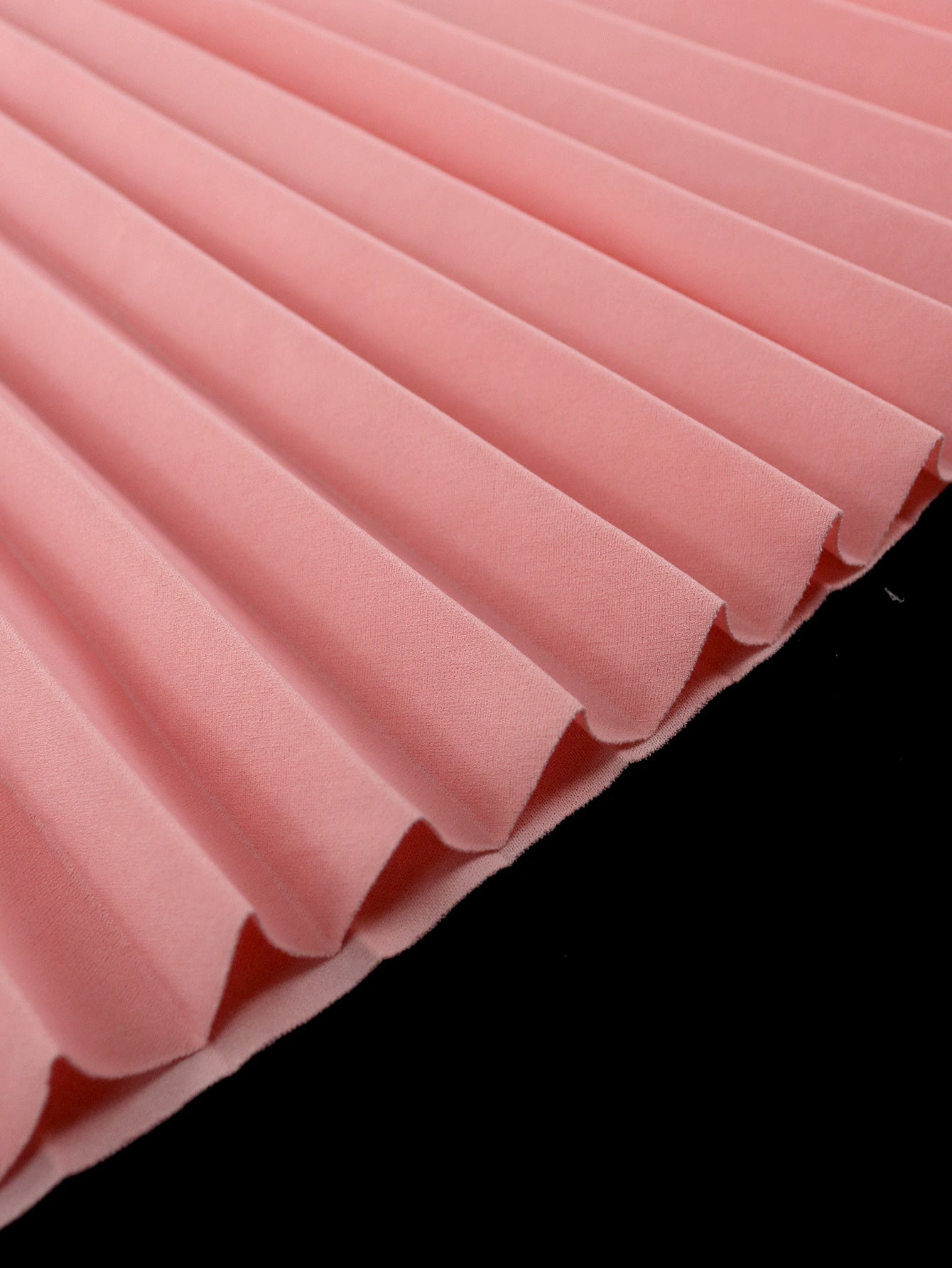 Women pink sequined v-neck pleated party dress 17