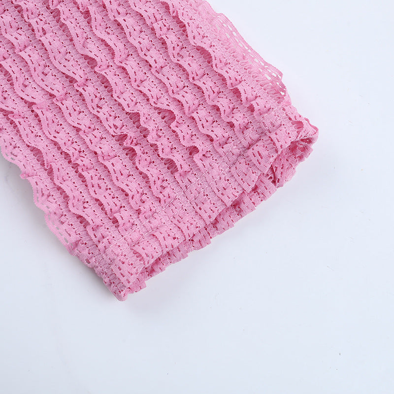 Women Elegant Jacquard Off-Shoulder Wave Pattern Long-Sleeved Dress 15