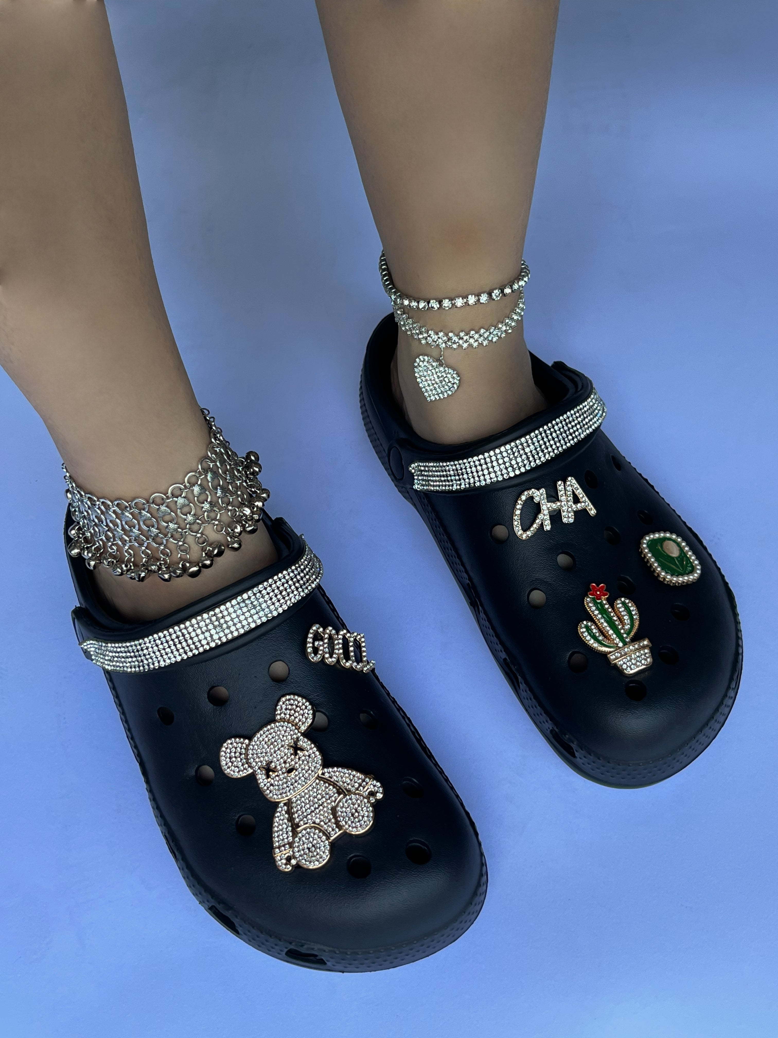 Cactus accessories high-heeled hole shoes women's summer slope heel thick bottom hole shoes women's shoes 29