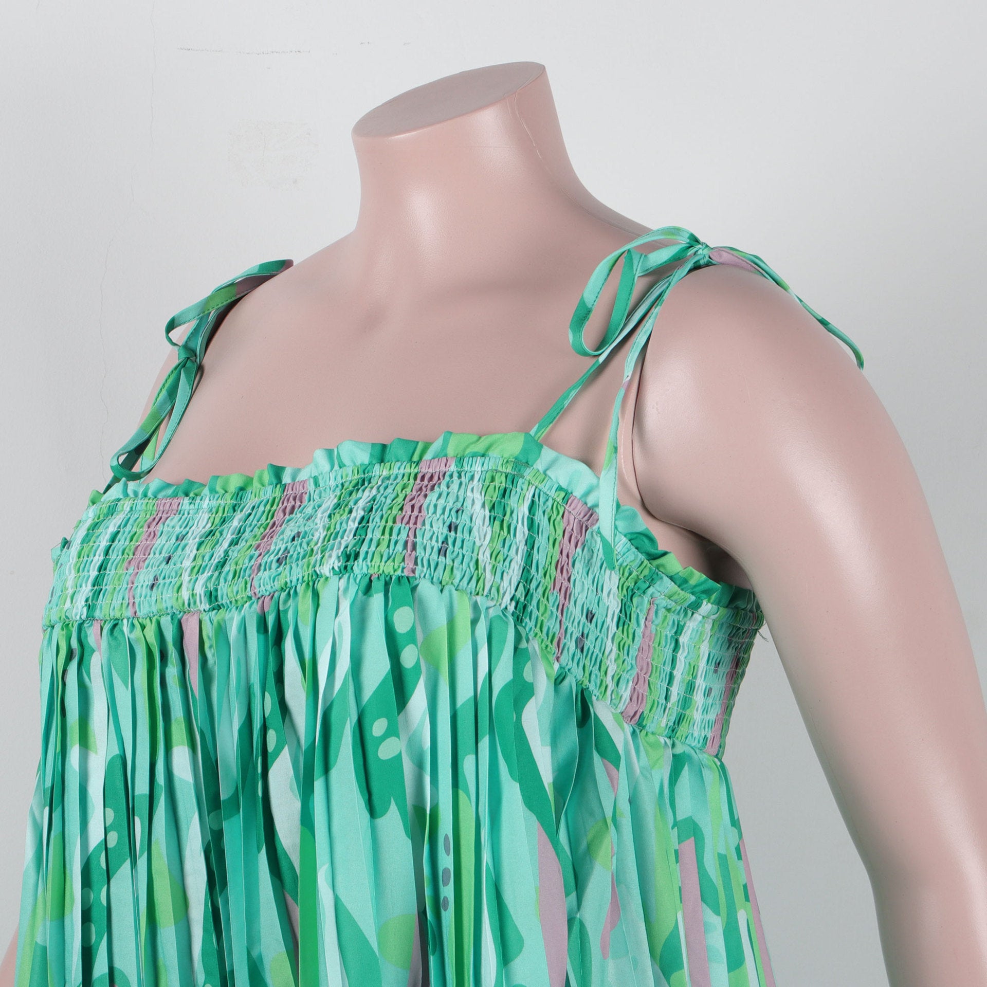 Sexy printed suspenders pleated wide-leg suspenders Jumpsuit 16