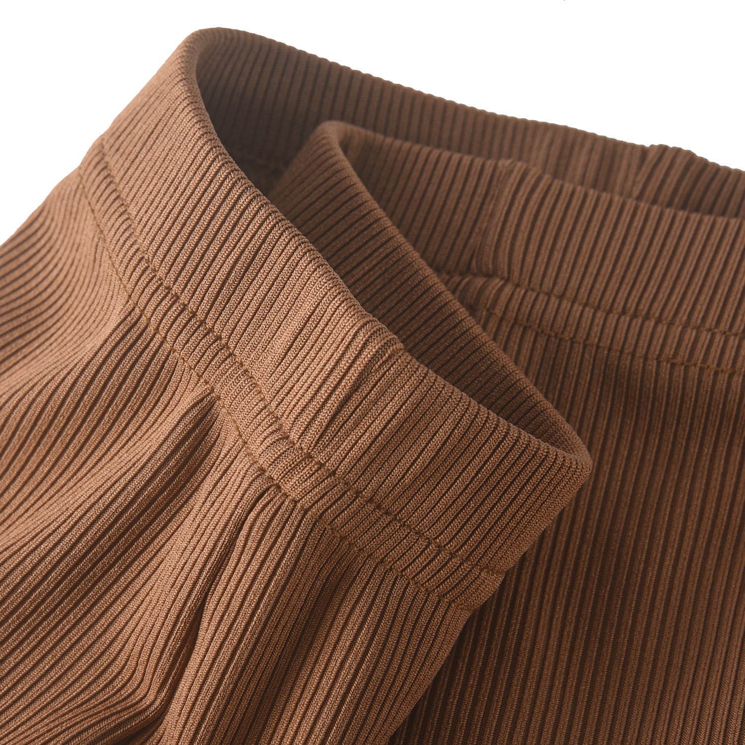 Women Autumn and Winter Casual Solid Long Sleeve Top and Wide Leg Pants Two-piece Set 15