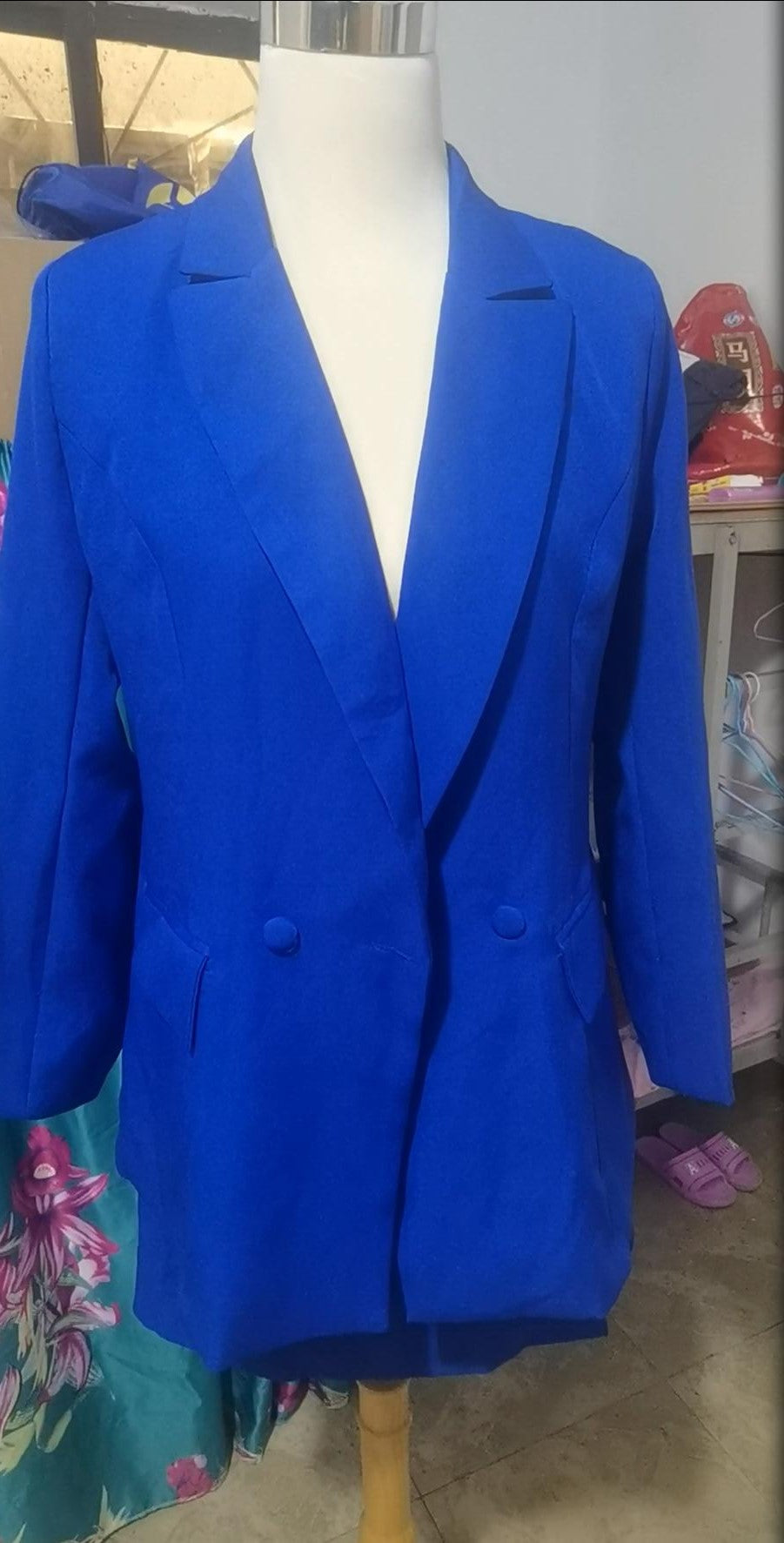 Solid Color Suit Blazer Coat Skirt Two Piece 31
