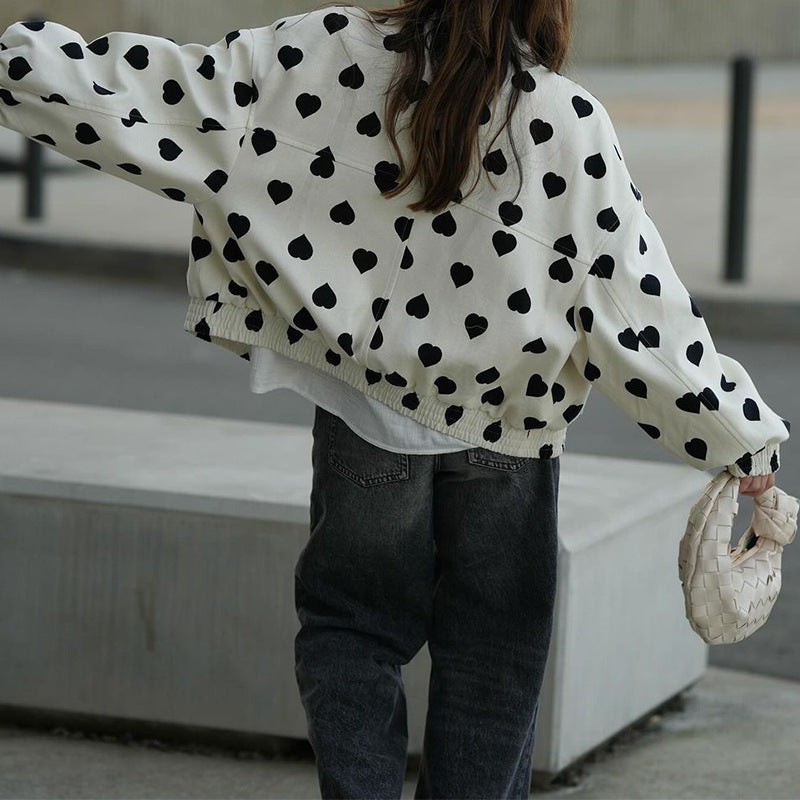 Women Autumn Long-sleeved Printed Jacket 5