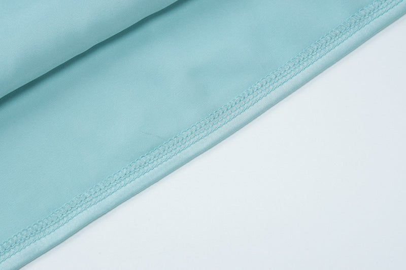 Summer Solid Color Sleeveless Sexy Halter Neck Low Back Bodycon Dress 12