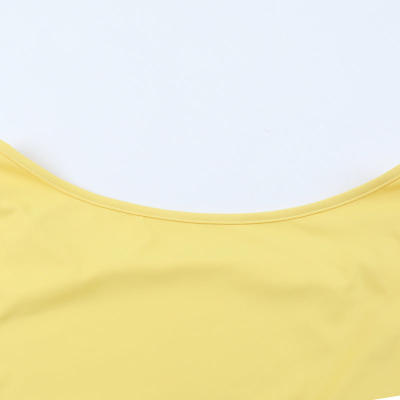 Slash Shoulder Cut-Out Lace-Up Butterfly Decoration Summer Solid Color Bodycon Dress 14