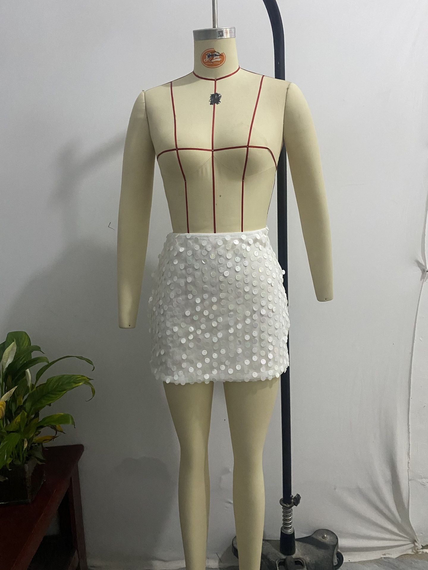 Sexy sequin bodycon short skirt 27