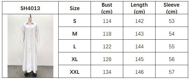 Casual Fashion Loose Shirt African Long Sleeve Women's Dress 10