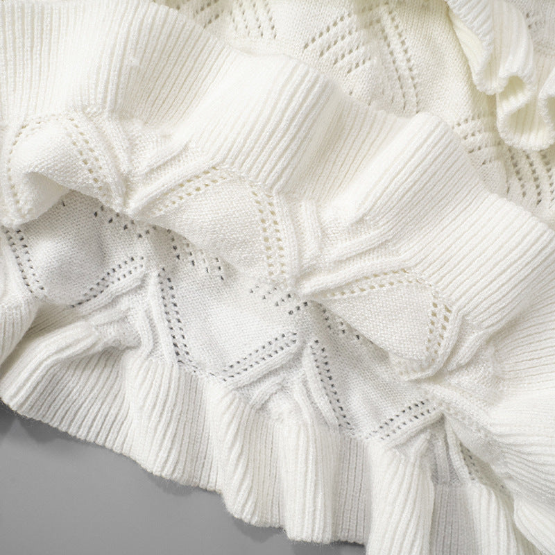 Women Summer Sexy Solid Multi-layered Ruffle Lace Shorts 31