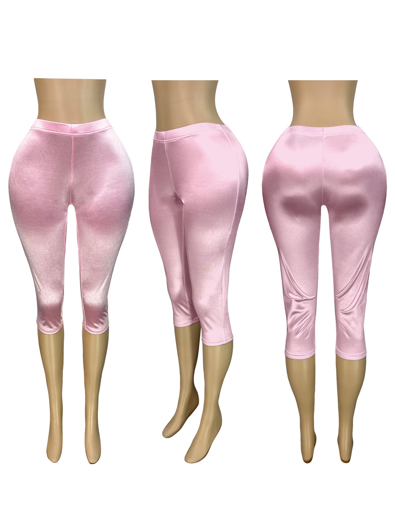 Women's Stretch Satin Shorts 9