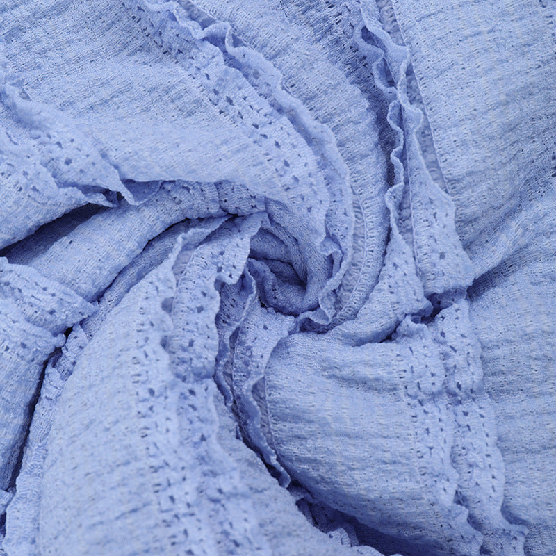 Autumn Elegant V Neck Textured Long Sleeve Dress 17