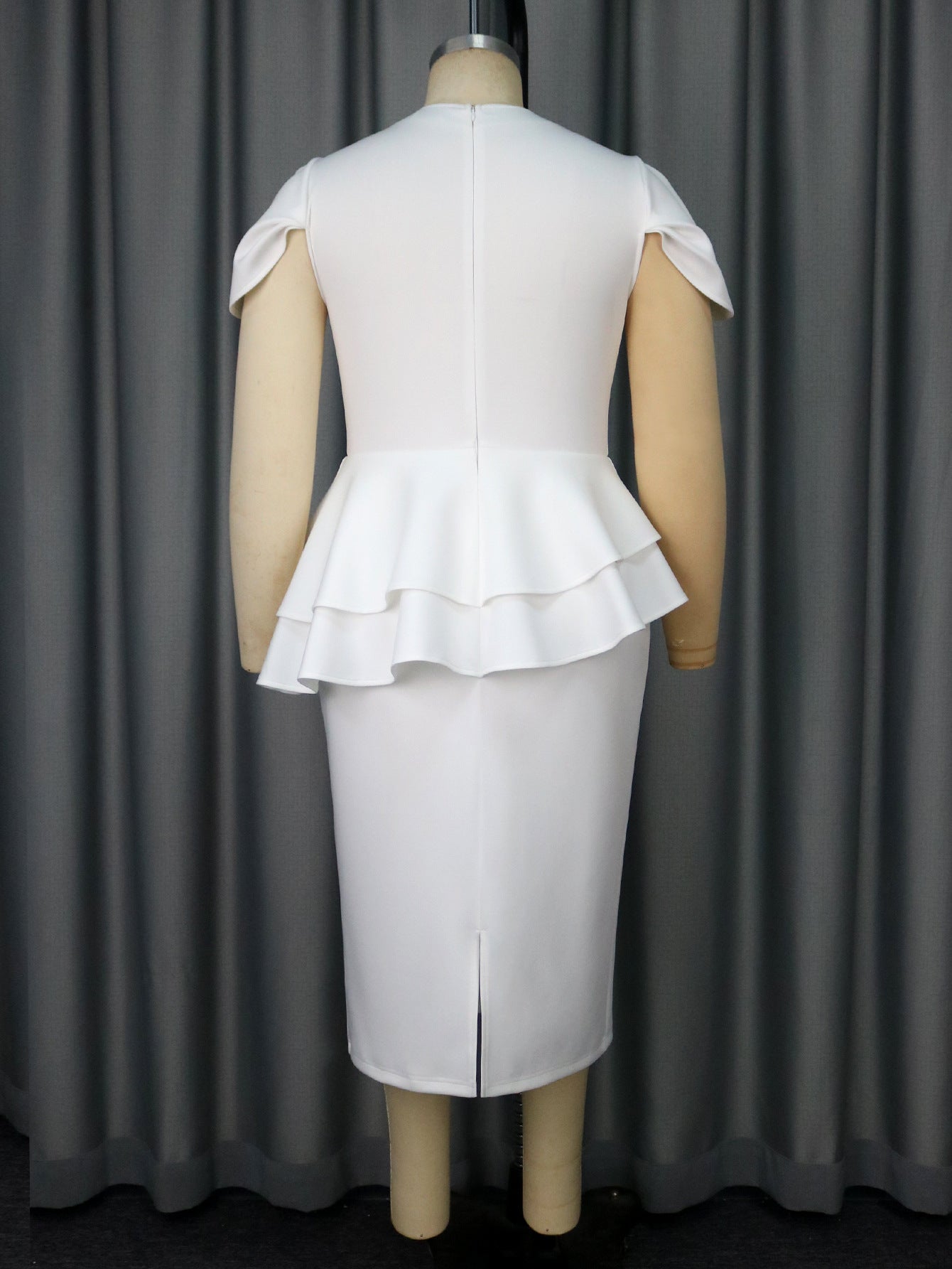 Floral Ruffled Formal Bodycon Party Dress 5