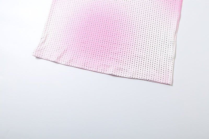 Women Elegant Shiny Gradient Off Shoulder Bodycon Dress 12