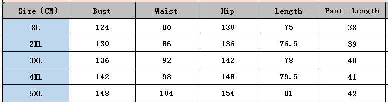 Plus Size Women Casual Pajamas and Loungewear Two-piece Set 3