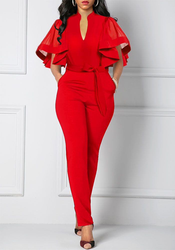 Sexy fashion tie-waist women's Jumpsuit