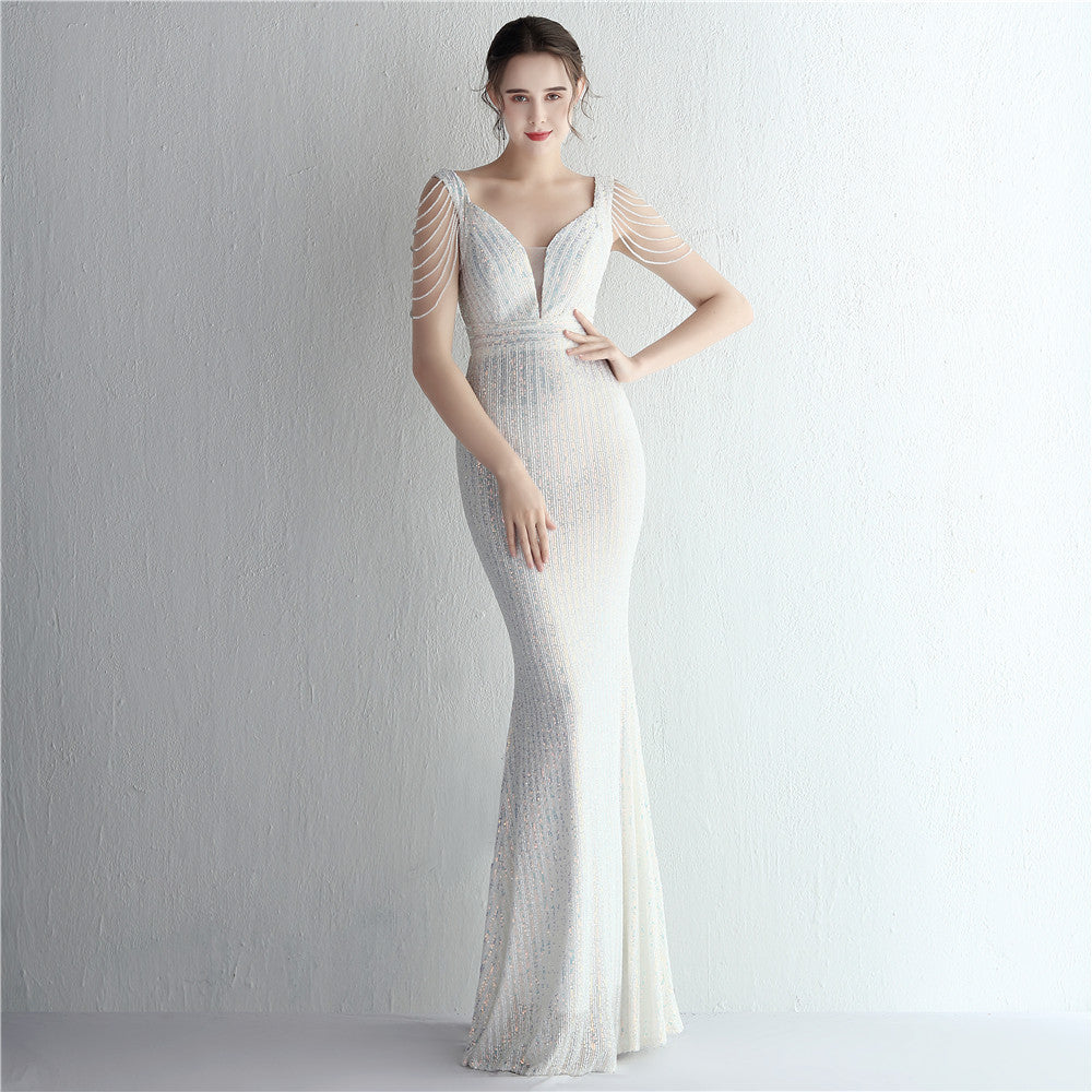 sequins plus Plus Size Formal Party Evening Dress