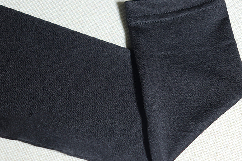 Solid Color Slash Shoulder Long Sleeve Tight Fitting Bodycon dress 18