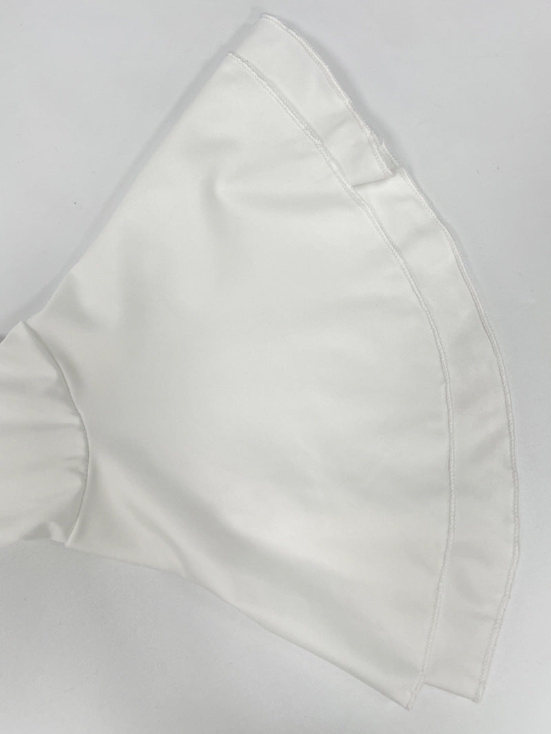 Summer Sexy Single-Button Bell Sleeve Slim Waist Mini Dress 40