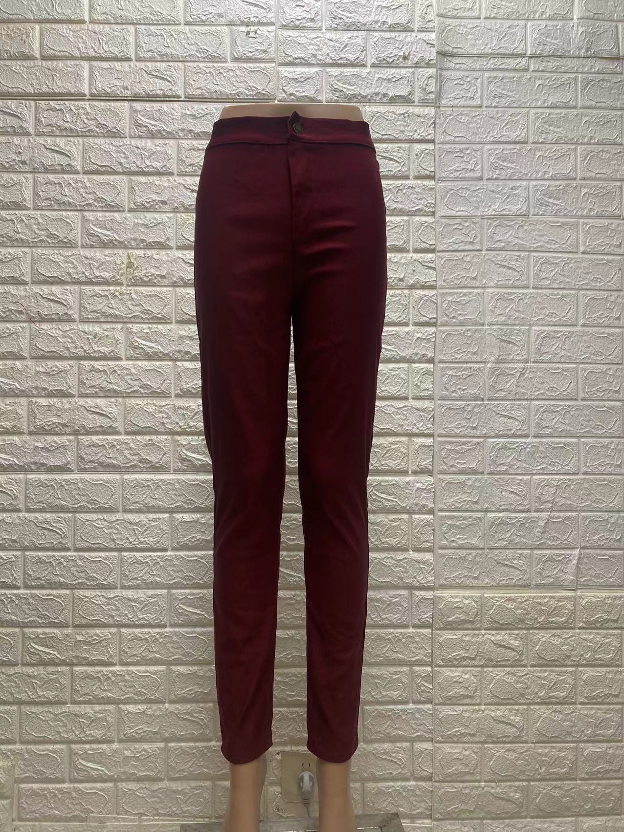 Women Summer Stretch Candy Casual Jeans 17