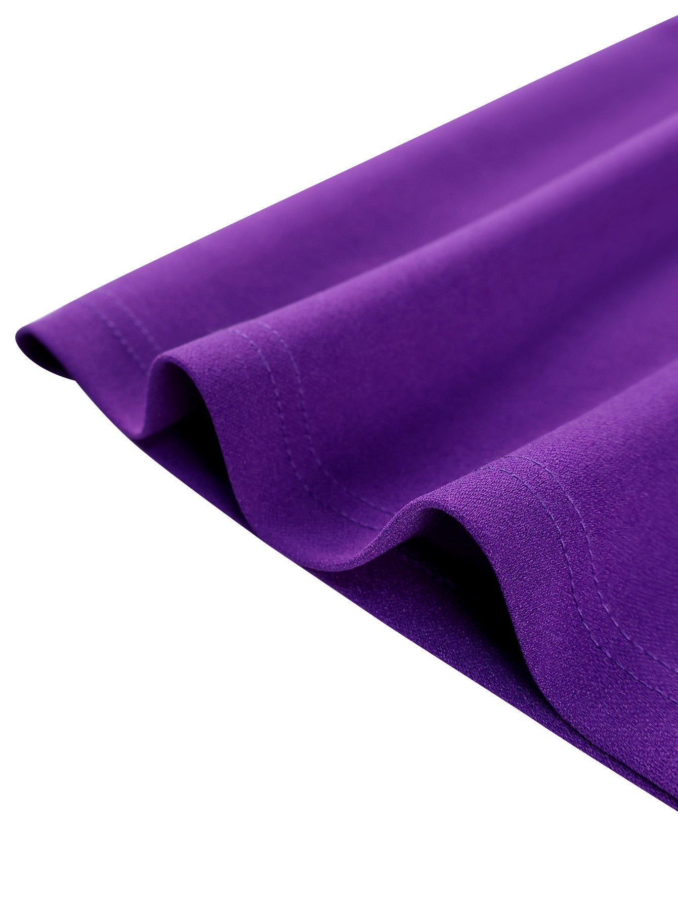 Women's Purple Square Neck Floral Color Block Long Sleeve Dress Slim Fit Party Bodycon Dress 10