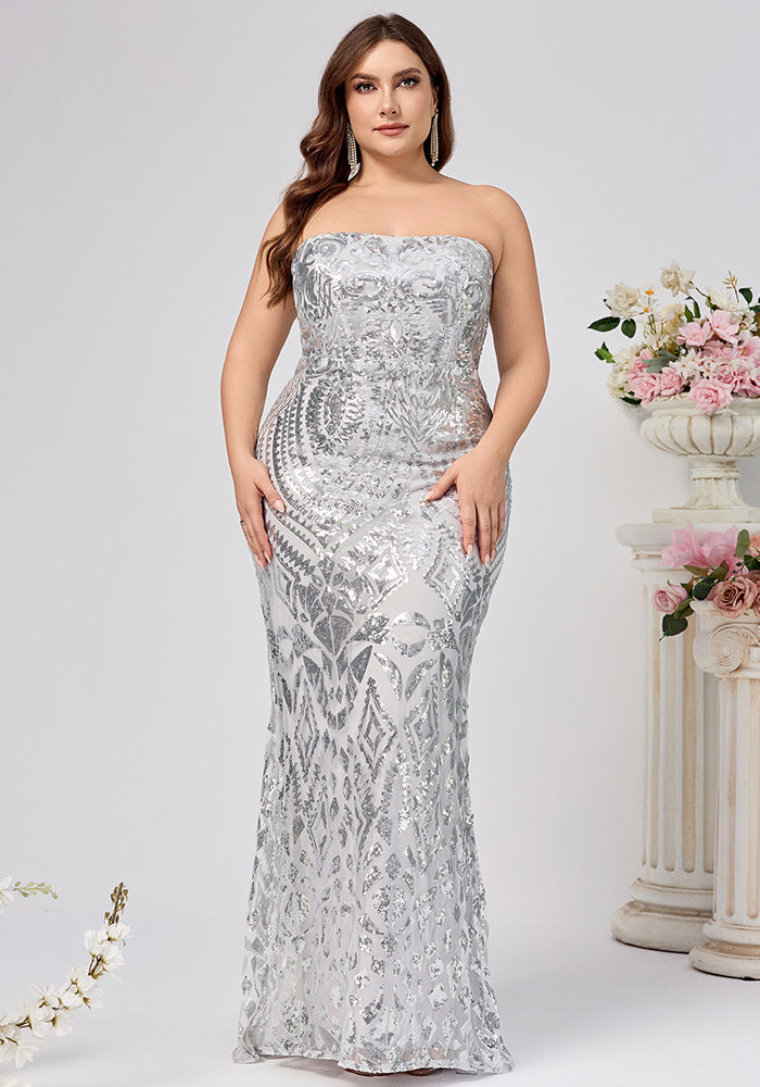 Women Sexy Strapless Sleeveless Dress