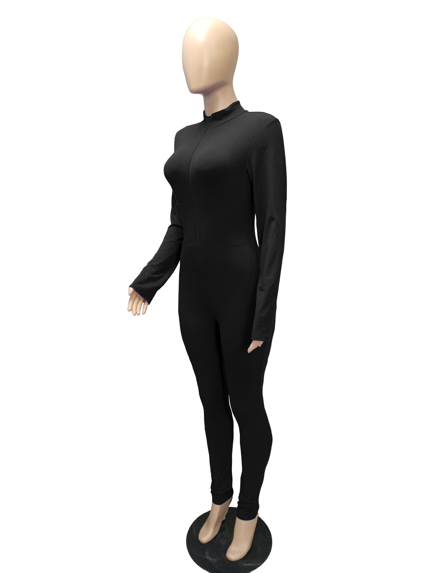 Women Autumn Zipper Jumpsuit 21