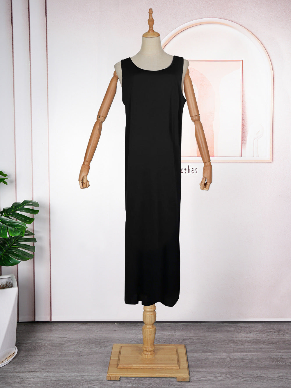 Muslim Robe Plus Size Women's African Two-Piece Dress Set 17