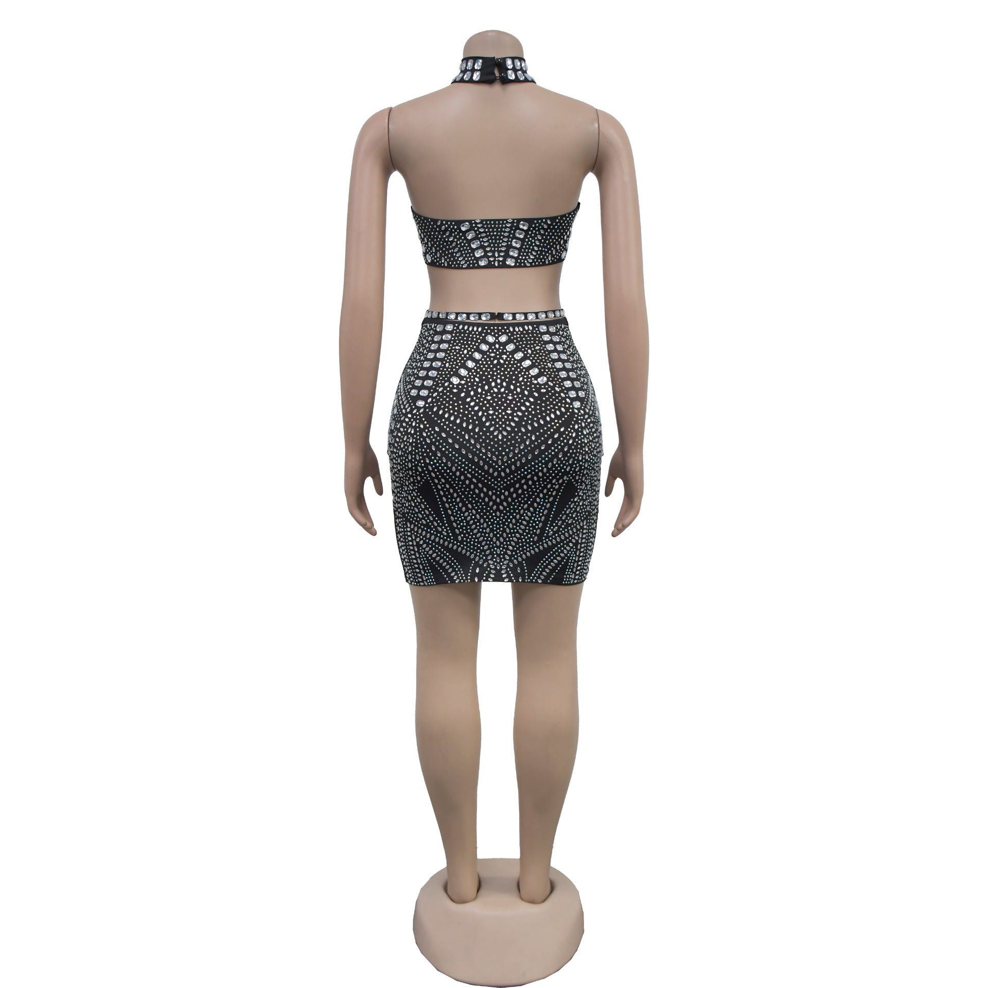 Women Sleeveless Beaded Dress 11