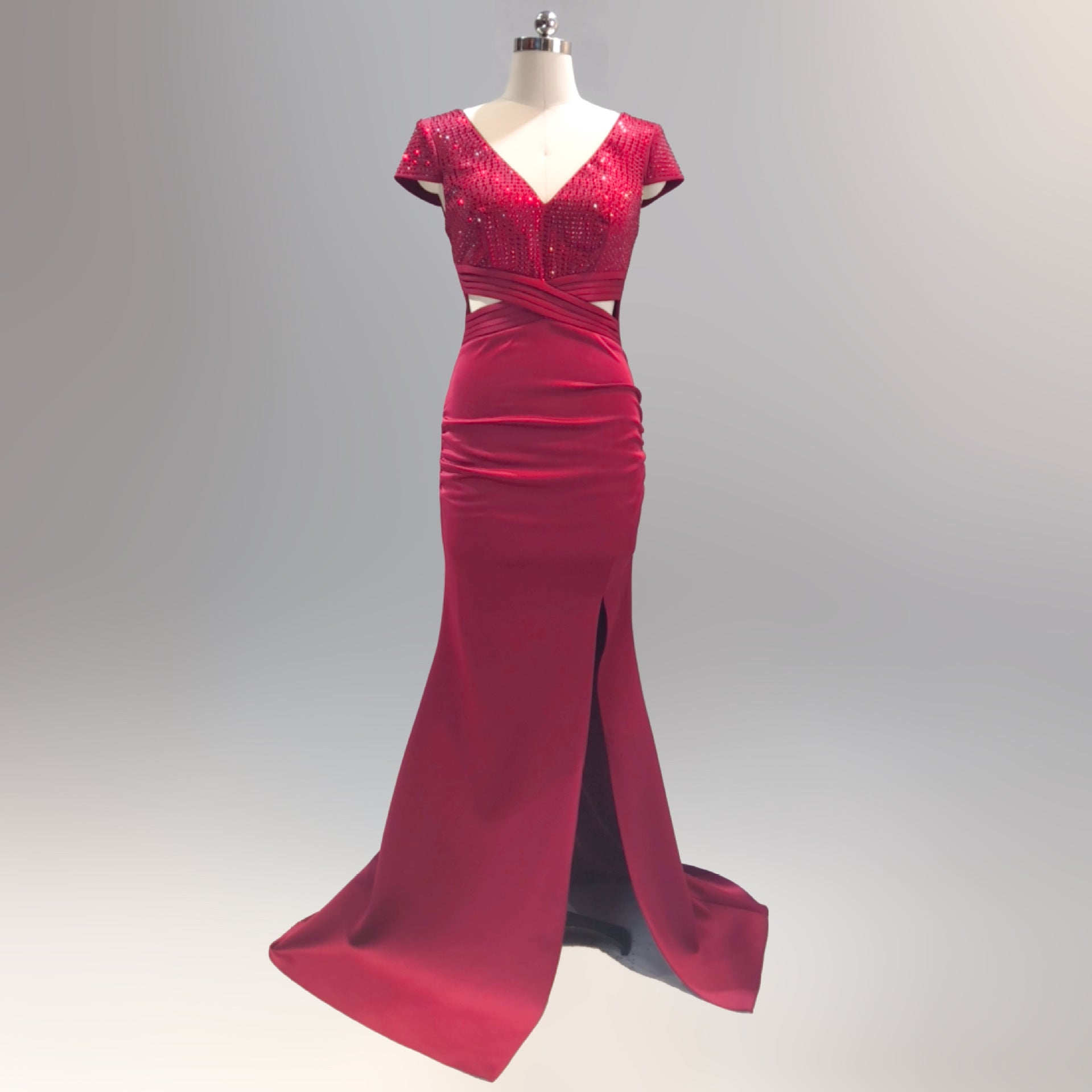 Women Formal Party Fishtail Evening Dress 32