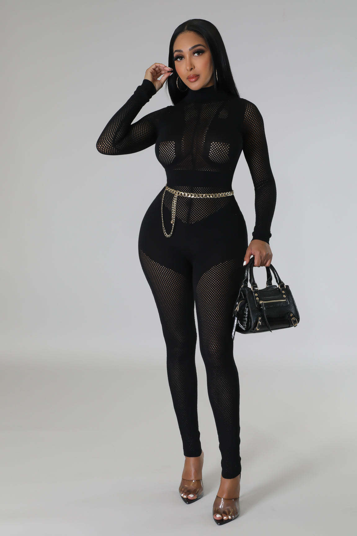 Women's Fashion Wool Knitting Jumpsuit 19