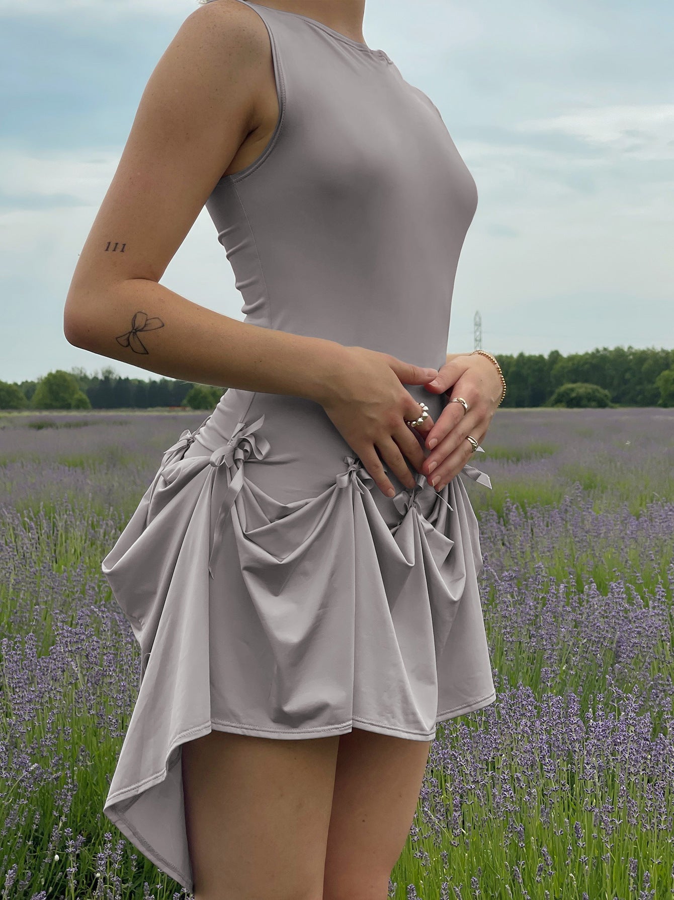 Women's Summer Fashion Sleeveless Slim Waist Slim Adjustable Dresses 4