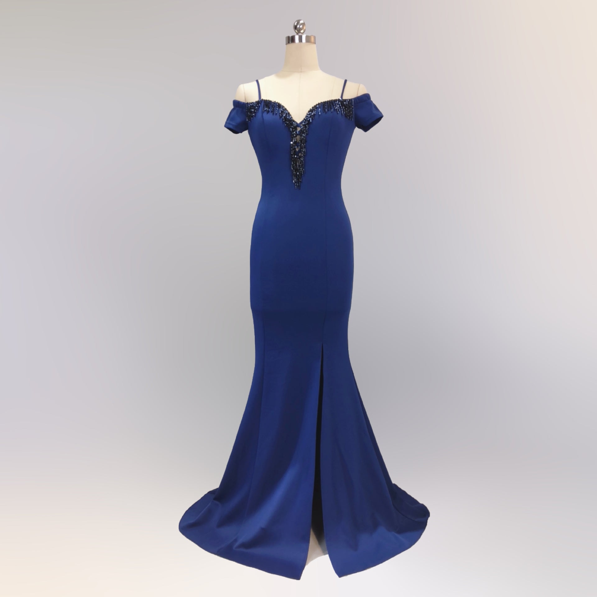 Long length body-fitting bridesmaid evening dress evening party Formal Party host performance annual meeting dress 13