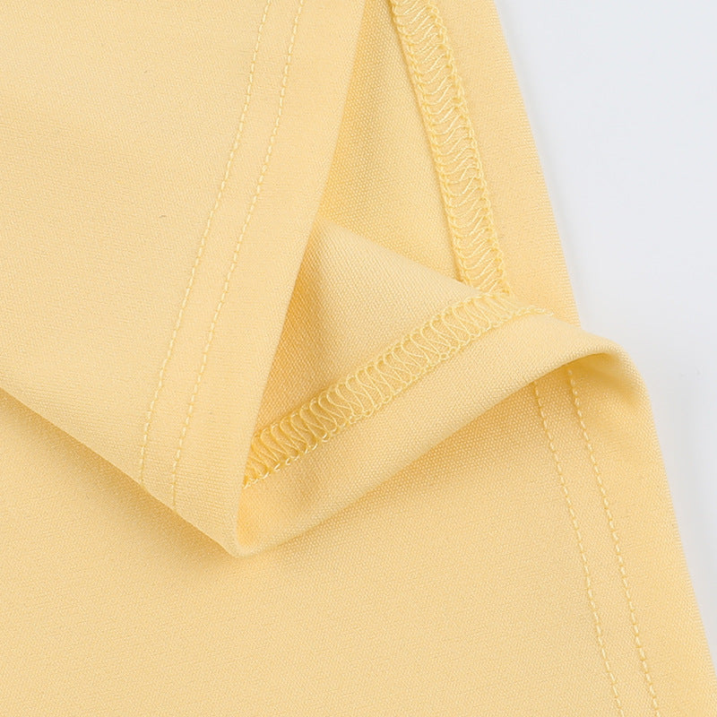 Women sexy suspender lace edge slit dress 19