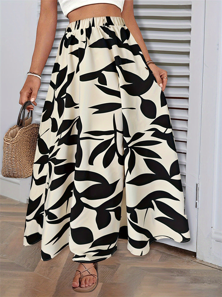 Women Printed Pleated Skirt Skirt 11