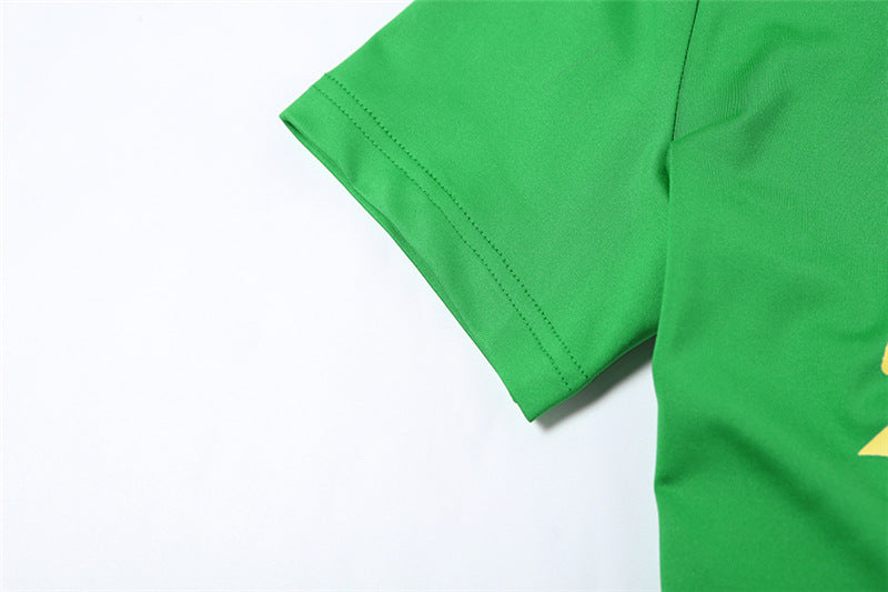 Women Summer Sexy Print Crop Short Sleeve Top and Pants Casual Two-piece Set 16