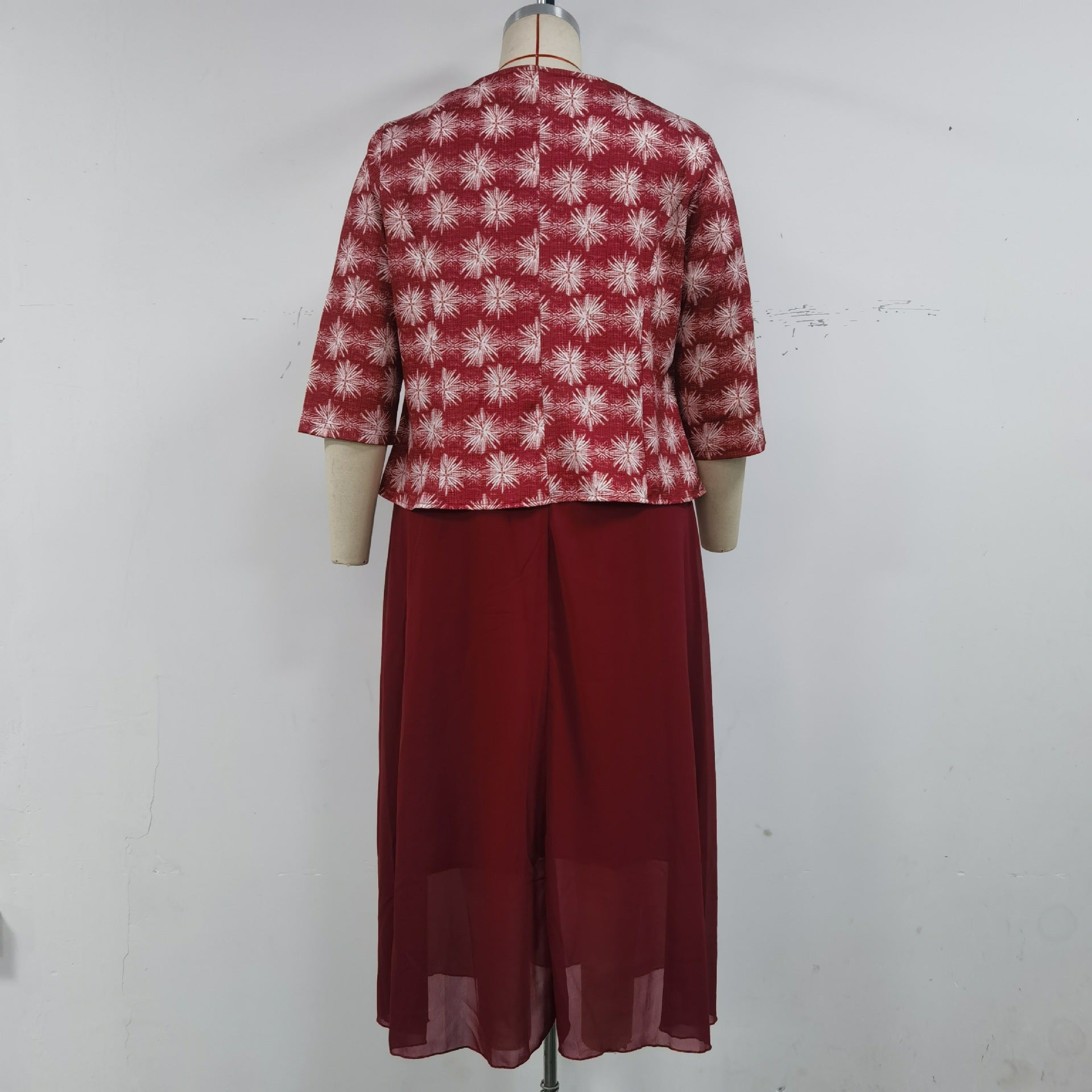 Africa Plus Size Women Top Dress Two-piece Set 8