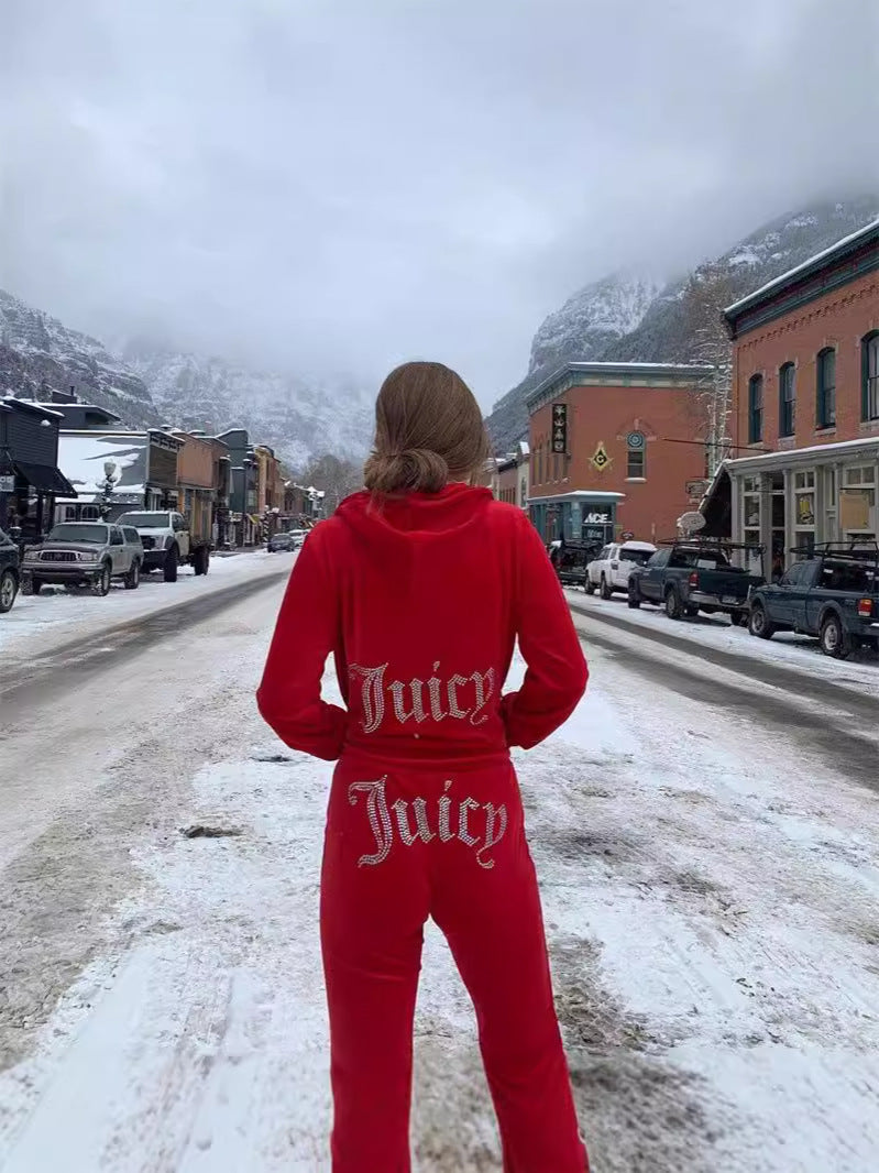 Autumn Women's Sport Casual Two Piece Tracksuits 13