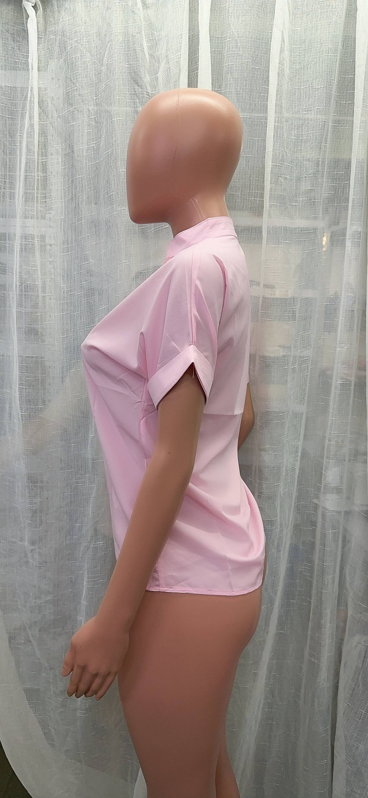 Women summer v-neck shirt 22