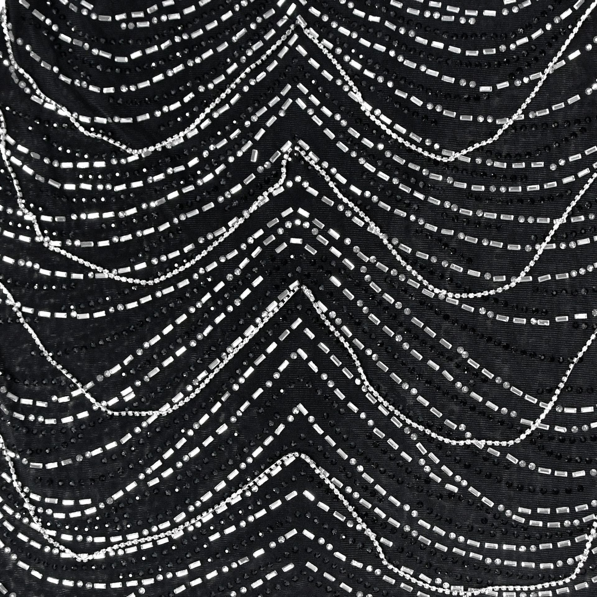 Women's Fashion Solid Color Camisole Sleeveless Mesh Beaded Dress 20