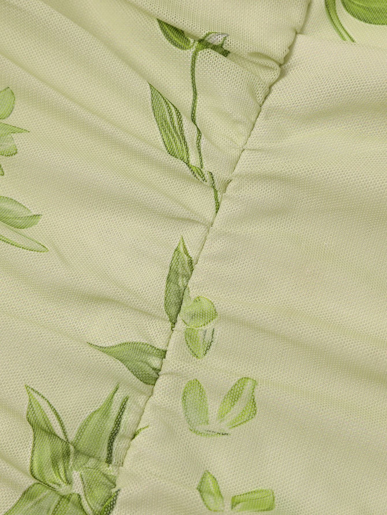 Sheer Mesh Strap Low Back Fishtail Gown 25