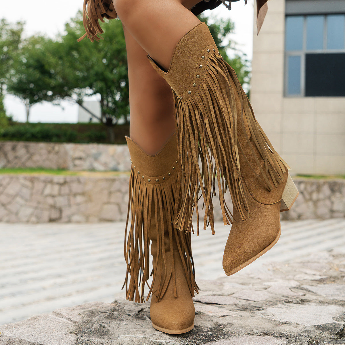 Women's Boots Autumn Winter Fringe Fashion Boots Sexy Long Boots 13