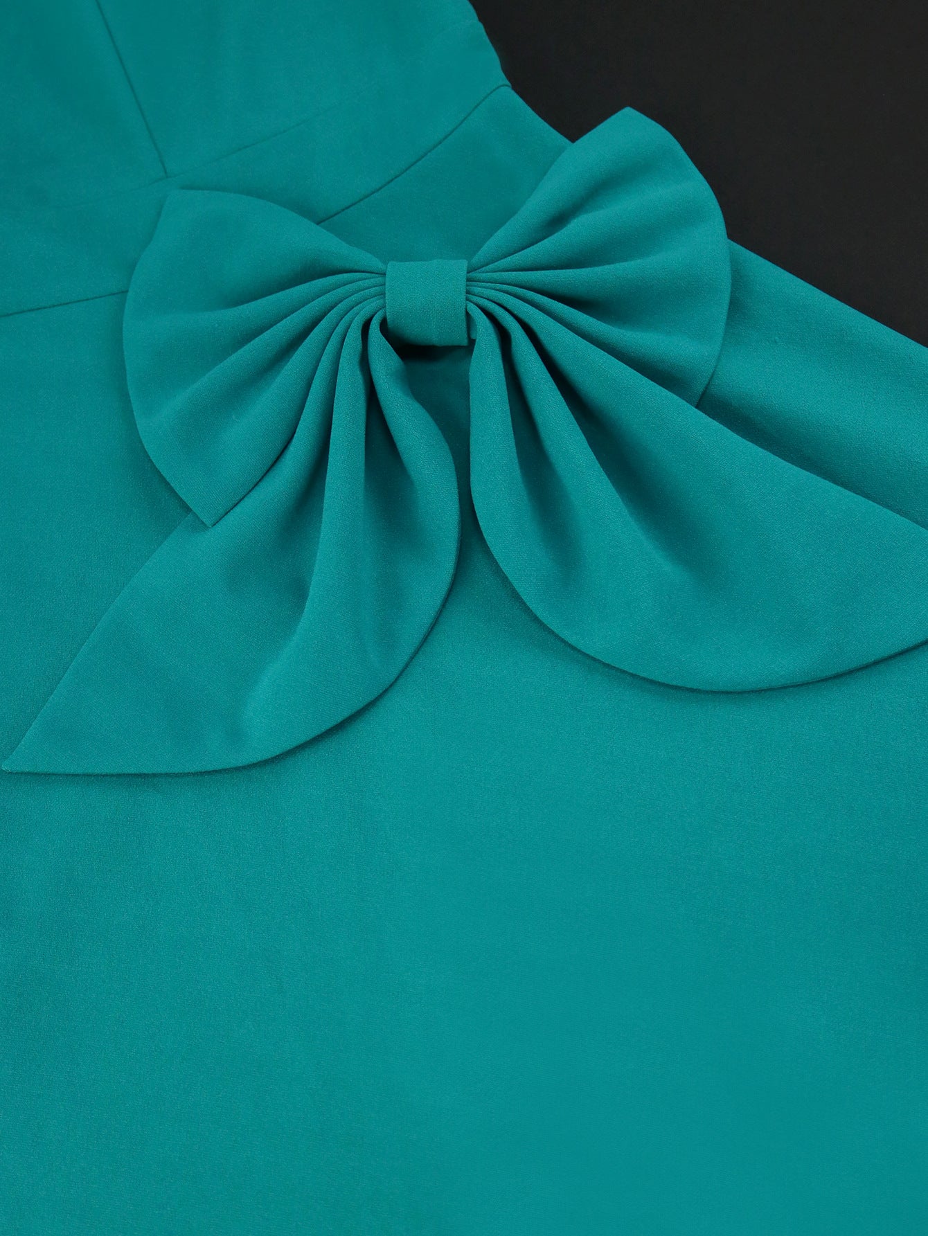 Summer Square Neck Puff Sleeve A-Line Formal Party Dress 9