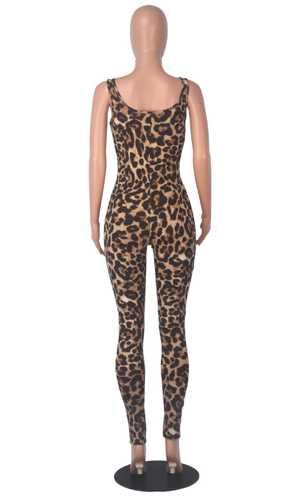 U-Neck Print Jumpsuit Women's Fashion Nightclub Wear 19