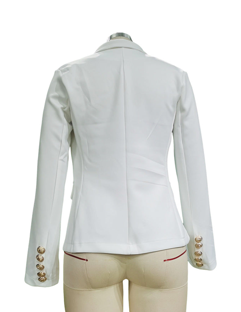 Women'S Solid Color Fashion Casual Blazer Jacket 14