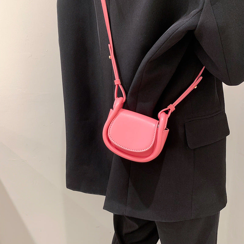 Women summer textured shoulder crossbody bag handbag mini bag 6