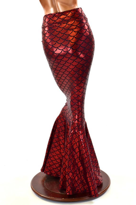 Sexy Mermaid High Waist Fishtail Skirt 22