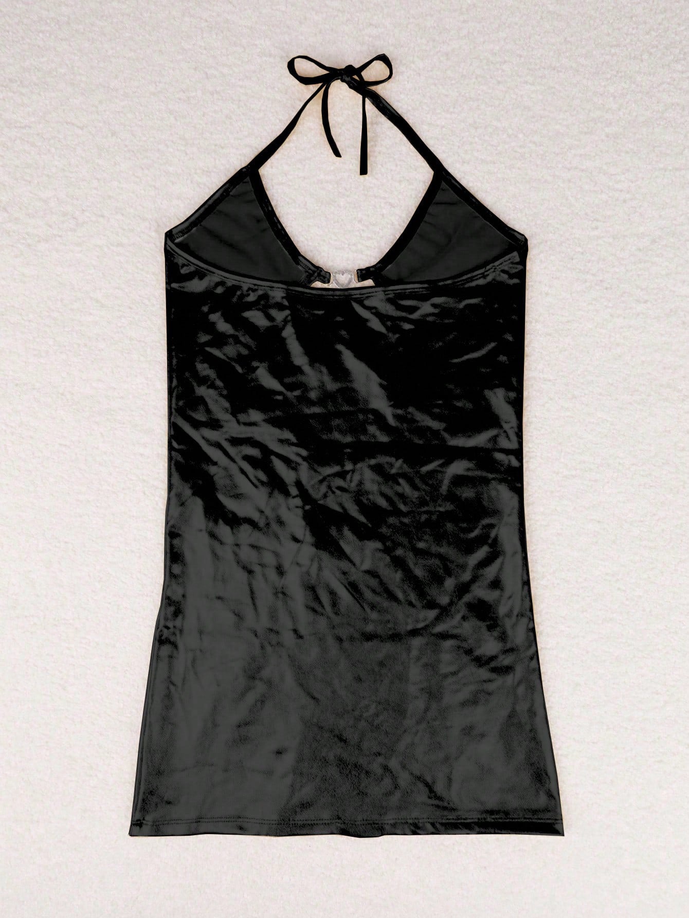 Women tie-neck hollow dress 18