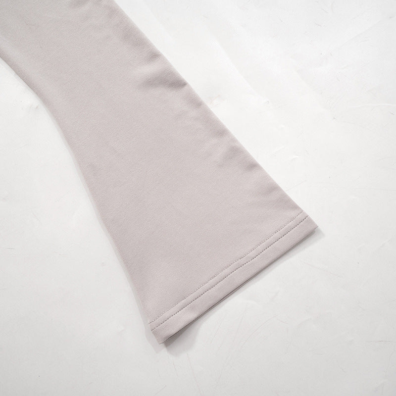 Women Fall Solid Long Sleeve Hooded Gathered Bodycon Dress 14