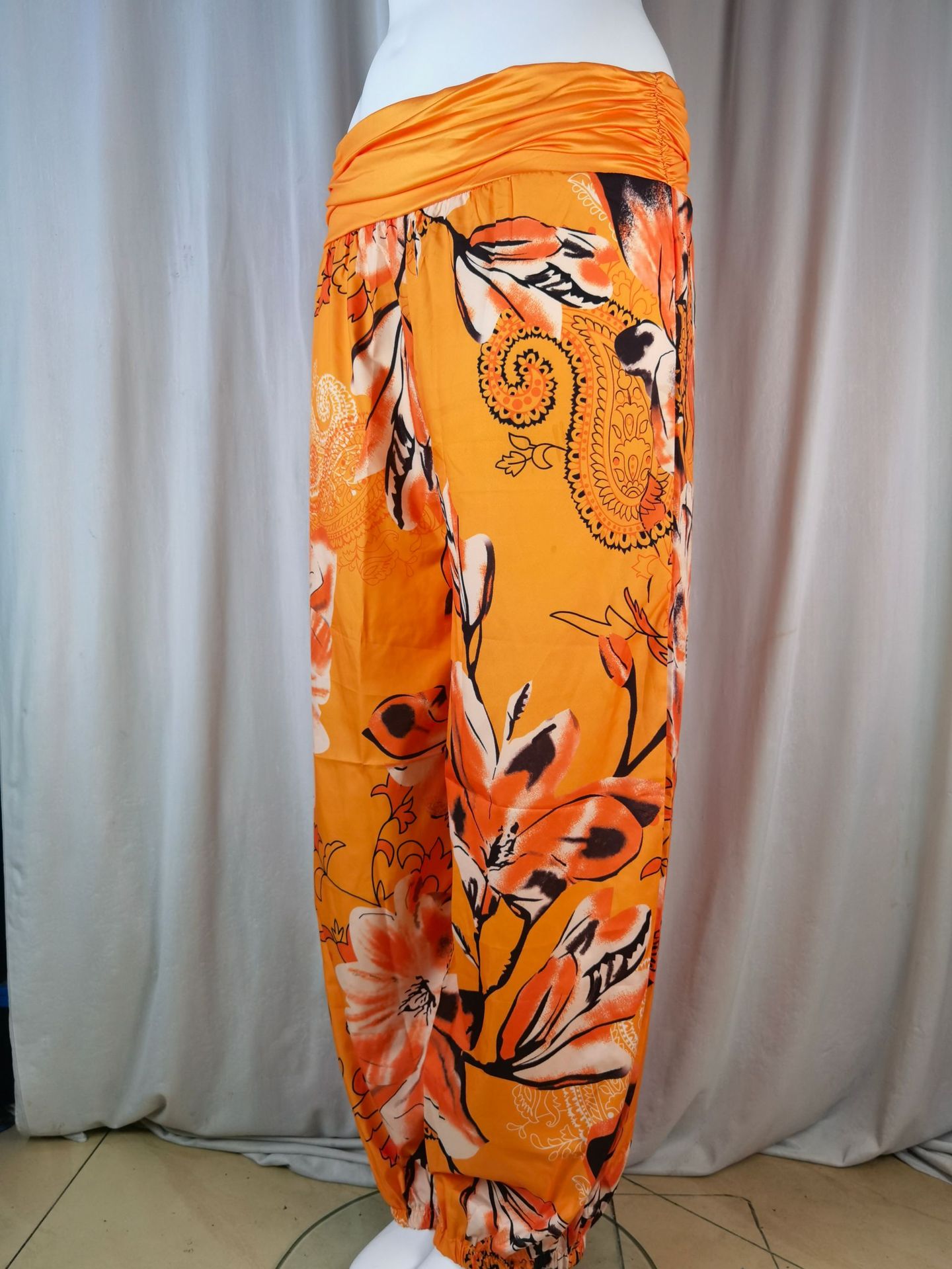Women Printed Casual Wide-Leg Pants 49