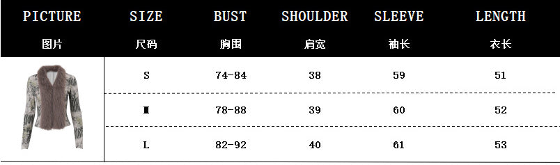 Women's Winter Fashion Furry Patchwork Sexy Top 10